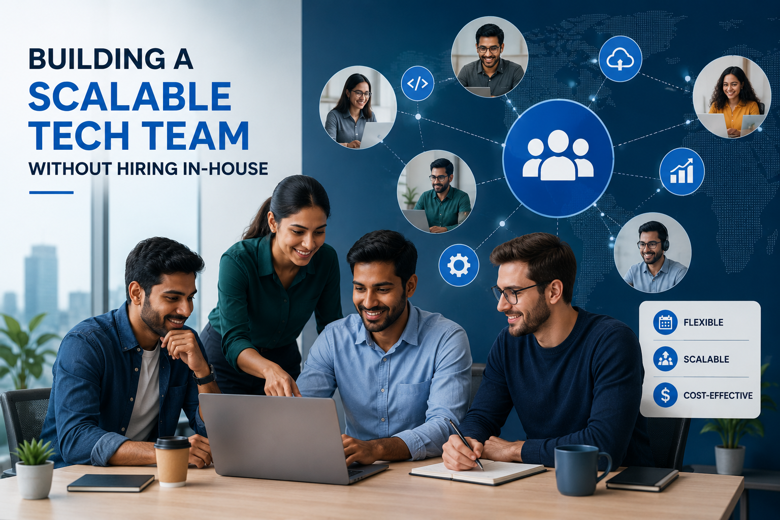 How to build a scalable tech team without hiring in-house
